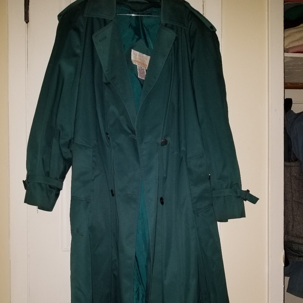 Teal / Green Trenchcoat